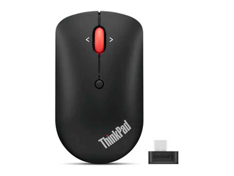 Lenovo 4Y51D20849 - Mouse Thinkpad Essential Inalambrico con Receptor USB Tipo-C, Color Negro 2