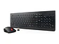 Lenovo GX30N81782 - Teclado + Mouse, Inalámbrico, Color Negro, (Kit Combo) - Miniatura 1