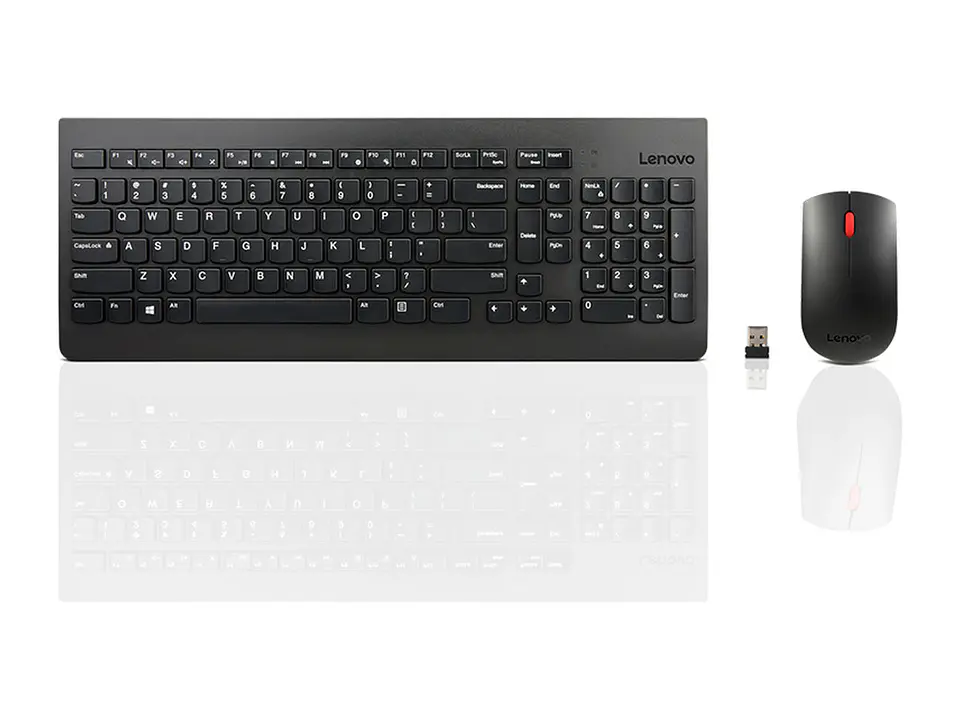 Lenovo GX30N81782 - Teclado + Mouse, Inalámbrico, Color Negro, (Kit Combo) 2