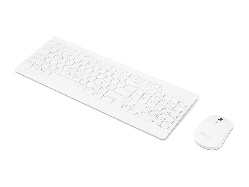 Lenovo GX31F38002 - Kit de Teclado + Mouse combo, 510, Inalámbrico, Color Blanco 2