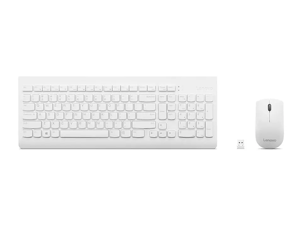 Lenovo GX31F38002 - Kit de Teclado + Mouse combo, 510, Inalámbrico, Color Blanco 3