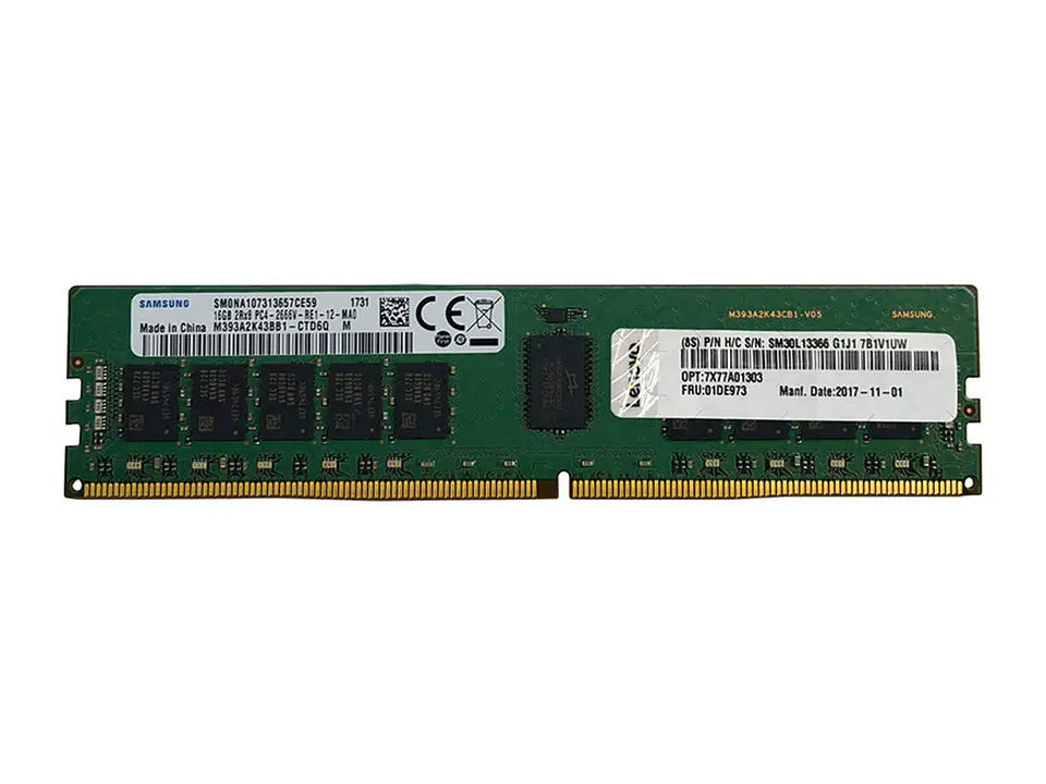 Lenovo 4X77A93556 - Memoria ThinkSystem 16GB TruDDR5 5600MHz (1Rx8) ECC UDIMM-A 1