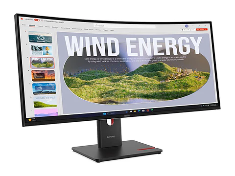 Lenovo 64AEGAR1LA - Monitor Curvo ThinkVision T34WD-40 34" 1500R/WLED WQHD/VA/HDMI/DP/RJ-45/USB-C/USB-A