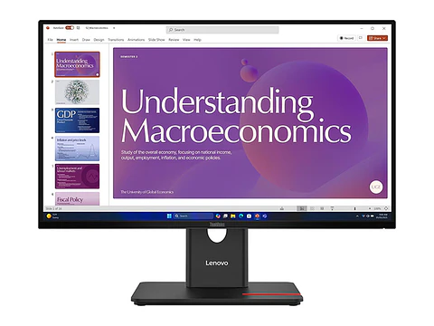 Lenovo 64B9GAR1LA - Monitor ThinkVision T24D-40, 23.8" 1920x1080 WLED IPS HDMI/DP/RJ-45/Raven Black
