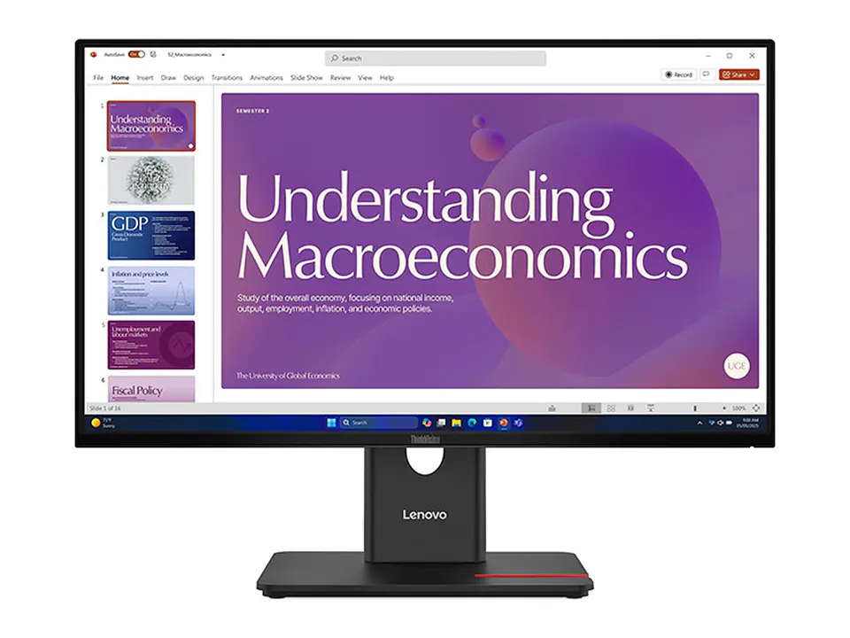 Lenovo 64B9GAR1LA - Monitor ThinkVision T24D-40, 23.8