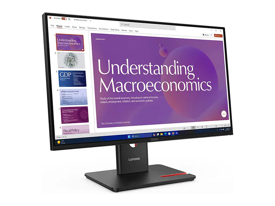 Lenovo 64B9GAR1LA - Monitor ThinkVision T24D-40, 23.8