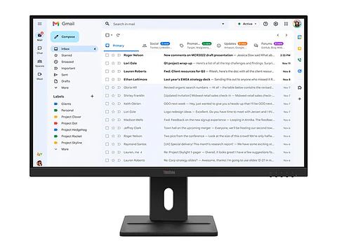 Lenovo 64BCMAR4LA - Monitor ThinkVision E27-40, 27" WLED/FHD/IPS/HDMI x1/DP x1/VGA x1/Parlantes: 2Wx2