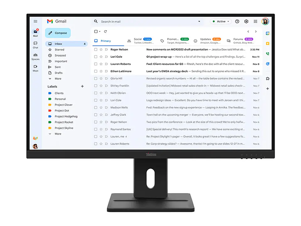 Lenovo 64BCMAR4LA - Monitor ThinkVision E27-40, 27