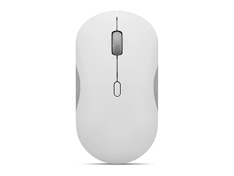 Lenovo GY51S61909 - Mouse 350 silencioso inalambrico (Dual Bluetooth 5.3) Color gris nube, sin batería