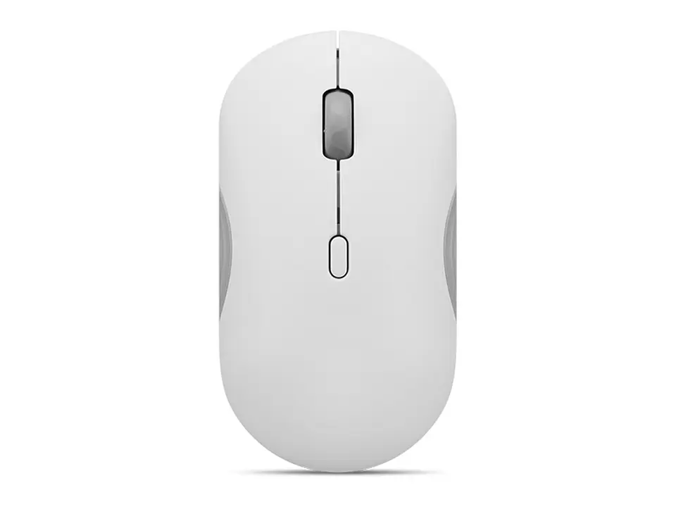 Lenovo GY51S61909 - Mouse 350 silencioso inalambrico (Dual Bluetooth 5.3) Color gris nube, sin batería 1