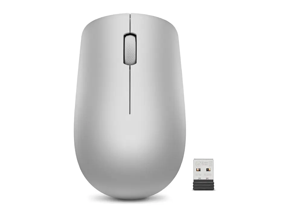 Lenovo GY50Z18985 - Mouse 530, Inalambrico 2.4GHz (Receptor Nano USB), Ambidiestro, Sensor optico 3