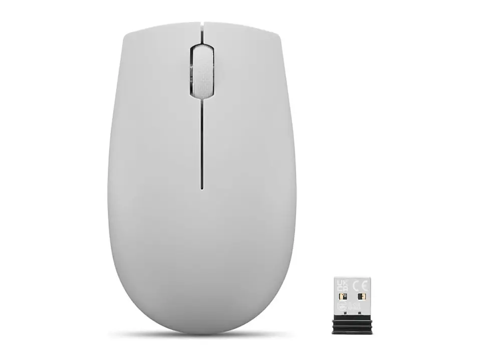 Lenovo GY51L15687 - Mouse Inalambrico Compacto 300, Color Gris Artico 2