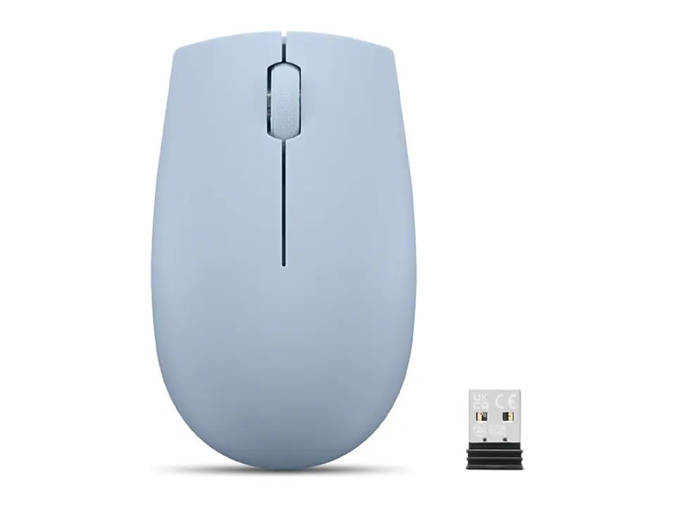 Lenovo GY51L15688 - Mouse Inalambrico Compacto 300, Color Azul Escarcha 2
