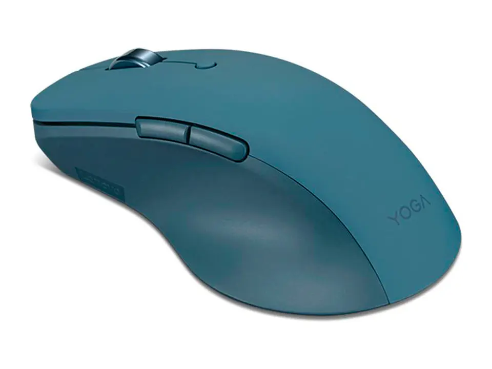 Lenovo GY51P14335 - Mouse Yoga Pro, Interfaz sensor óptico azul inalámbrico, 6 botones, verde azulado 3