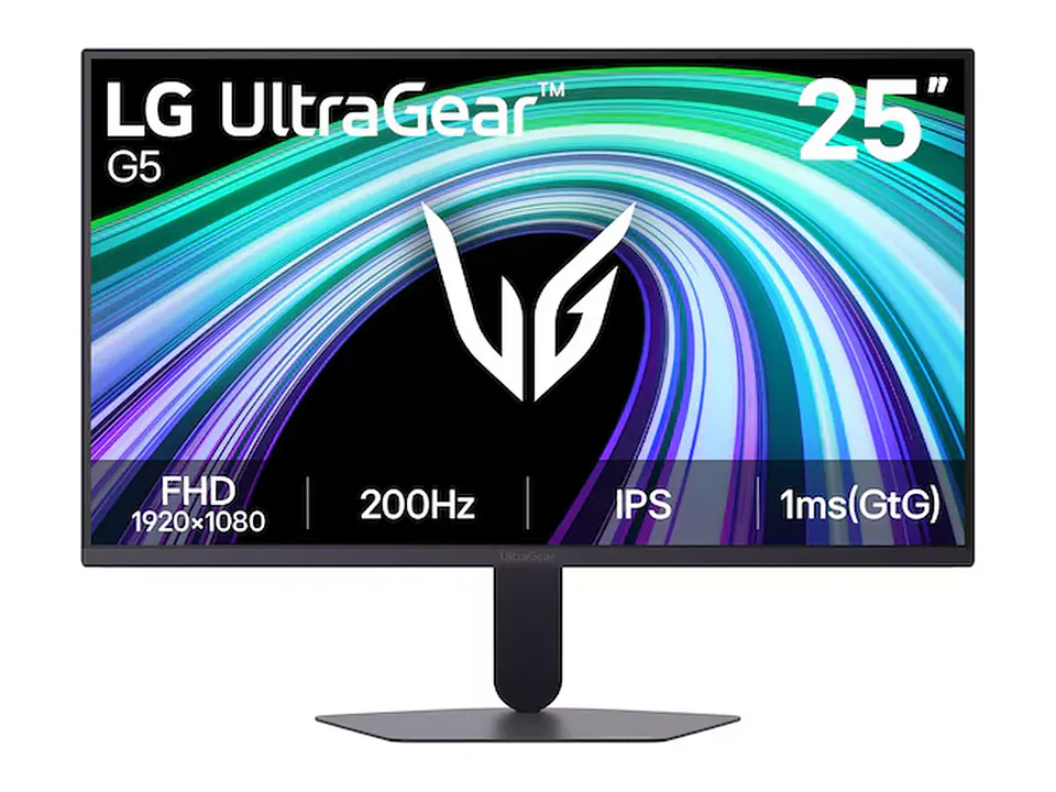 LG 25G523B - Monitor LG UltraGear G5, 24.5/FHD/IPS/200Hz/HDMI/DP/Salida_auriculares (3.5mm) 1