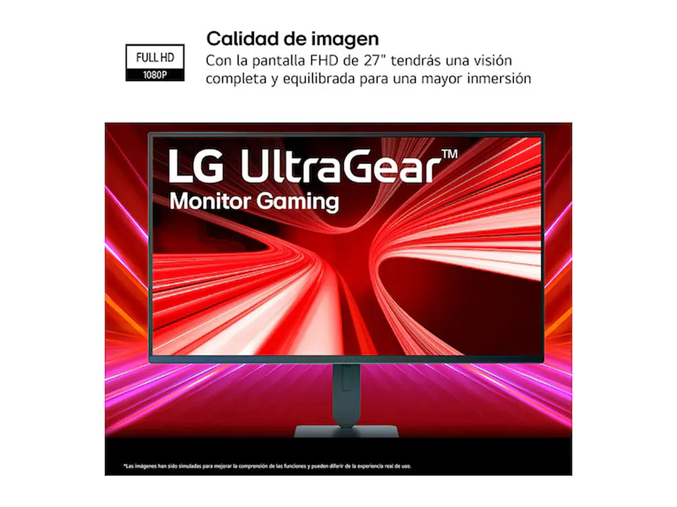 LG 27G414B - Monitor LG UltraGear G4, 27/FHD/IPS/144Hz/HDMI/DP/Salida para auriculares 2