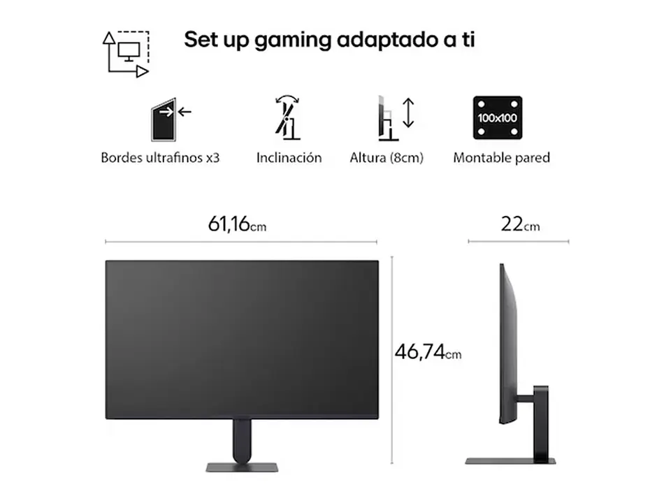 LG 27G414B - Monitor LG UltraGear G4, 27/FHD/IPS/144Hz/HDMI/DP/Salida para auriculares 3
