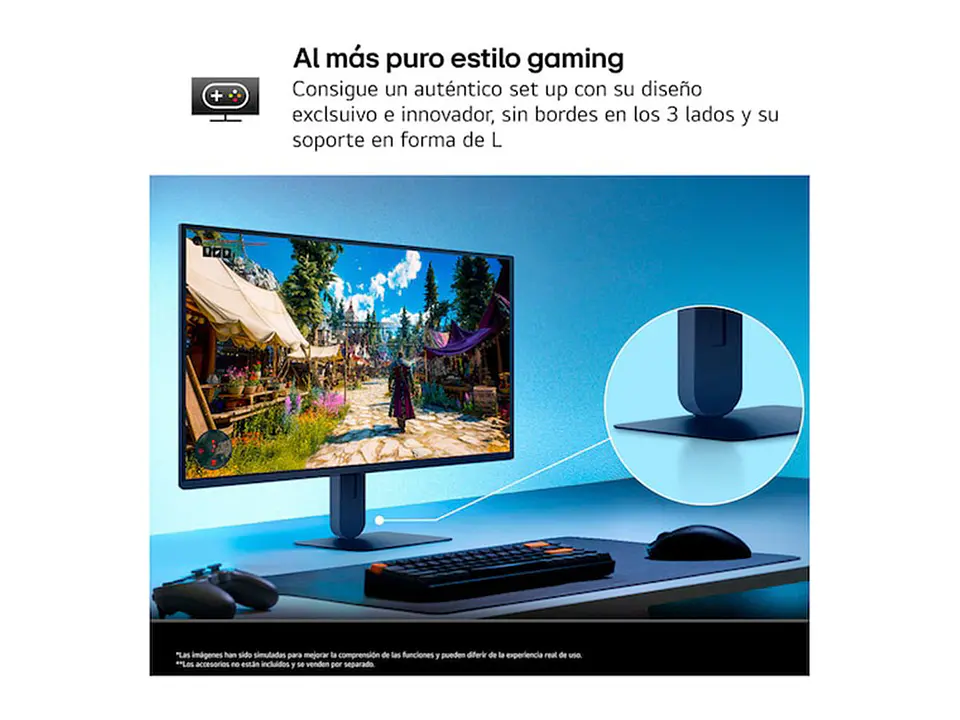 LG 27G414B - Monitor LG UltraGear G4, 27/FHD/IPS/144Hz/HDMI/DP/Salida para auriculares 10