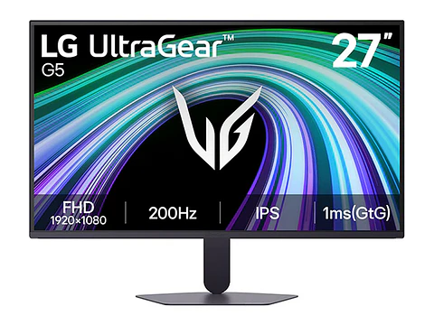 LG 27G523B-B - Monitor LG Gaming UltraGear G5, 27/FHD/IPS/200Hz/HDMIx2/DP/Salida_auriculares (3-Polos)