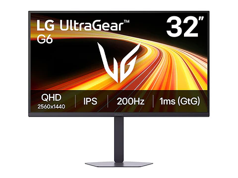 LG 32G620B - Monitor LG Gamer UltraGear G6 -B 32/QHD/IPS/200Hz/HDMIx2/DP/Salida_auriculares
