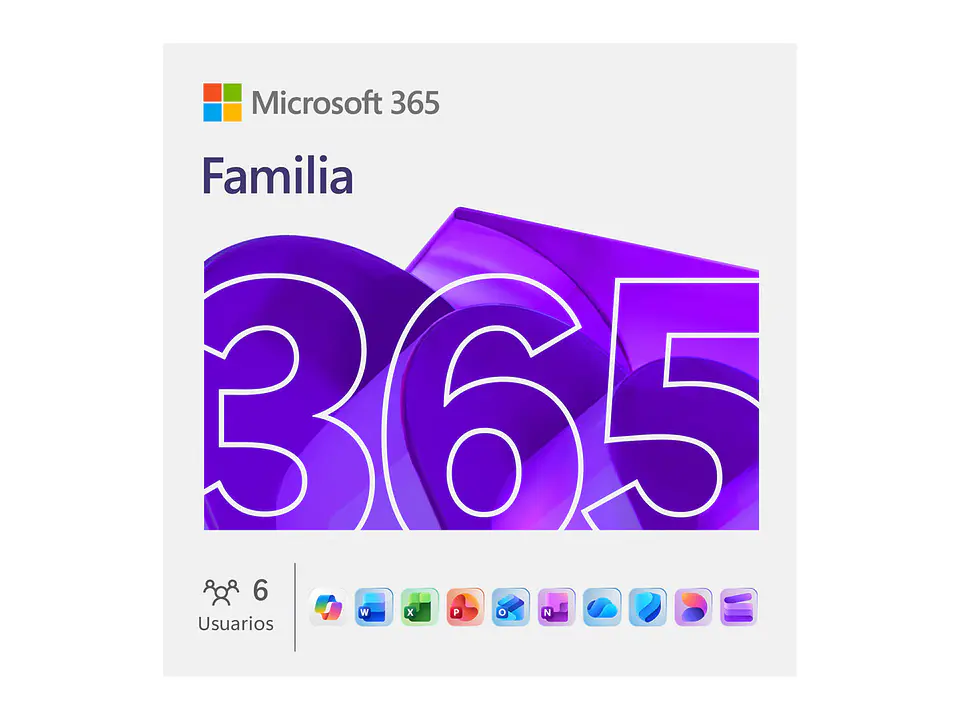 Microsoft EP2-32295 - Licenciamiento Virtual (ESD) 365 Familia (Licencia de 12 meses / 1 a 6 usuarios) 1