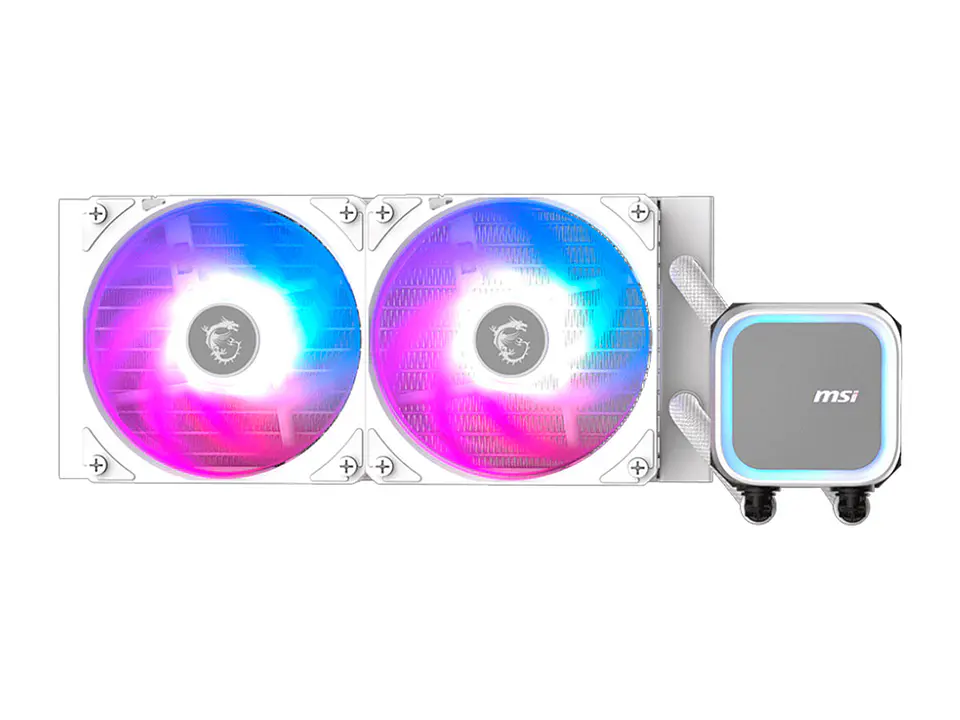 Refrigeracion líquida MSI MAG CORELIQUID A13 240 WHITE / Cantidad de ventiladores: 2 1