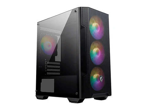 Case con Fuente de 600W MSI MAG FORGE M100A, Micro ATX Tower