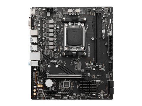 Motherboard MSI PRO B650M-B, Chipset AMD B650, Socket AMD AM5, mATX