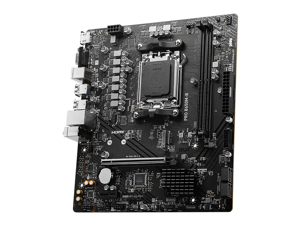 Motherboard MSI PRO B650M-B, Chipset AMD B650, Socket AMD AM5, mATX 3