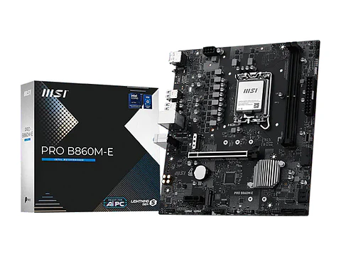 Motherboard MSI PRO B860M-E, Chipset Intel B860, LGA1851, HDMI, DP, mATX