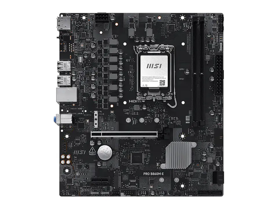 Motherboard MSI PRO B860M-E, Chipset Intel B860, LGA1851, HDMI, DP, mATX 2