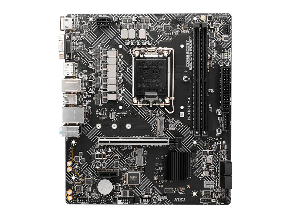 Motherboard MSI PRO H610M-G,Chipset Intel H610, LGA1700, mATX 1