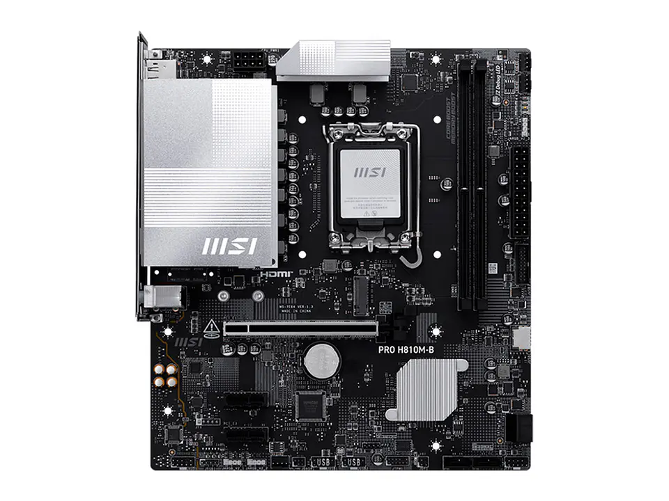 Motherboard MSI PRO H810M-B, Chipset Intel H810, LGA 1851, HDMI, DP, mATX 1