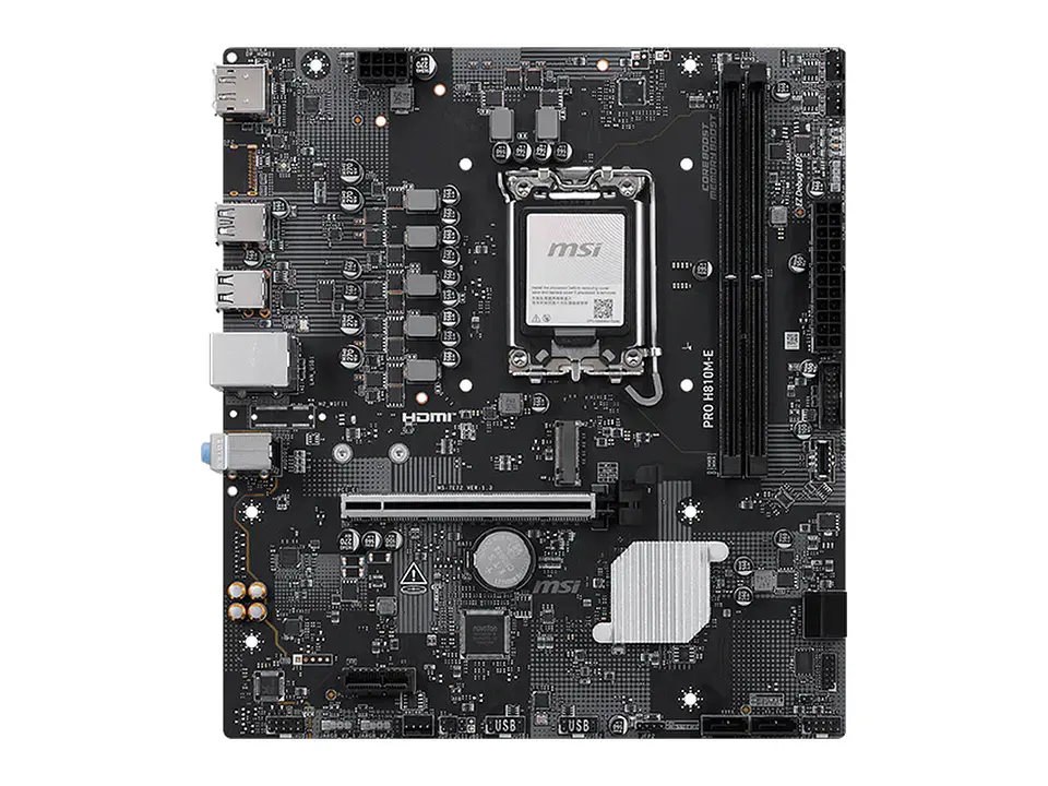 Motherboard MSI PRO H810M-E, Chipset Intel H810, LGA 1851, HDMI, DP, mATX 2