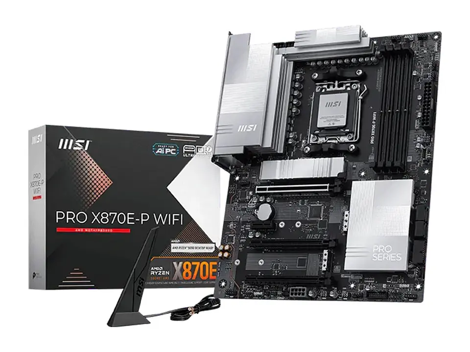 Motherboard MSI PRO X870E-P WIFI, Chipset AMD X870E, Socket AMD AM5, ATX 1