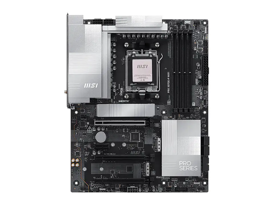 Motherboard MSI PRO X870E-P WIFI, Chipset AMD X870E, Socket AMD AM5, ATX 2
