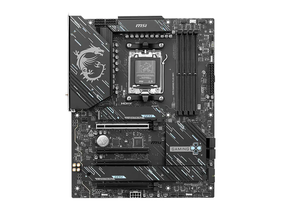 Motherboard MSI X870 GAMING PLUS WIFI, Chipset AMD X870, Socket AMD AM5, ATX 1