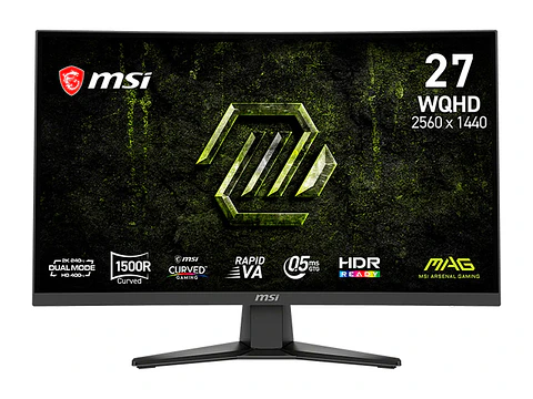 Monitor Curvo MSI MAG 275CQDF X24, 27" WQHD VA/240Hz/HDMIx2/DP/Headphone-out