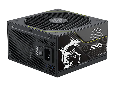 Fuente de alimentación MSI MAG A1200PLS PCIE5, 1200W, 80 PLUS Platinum, Formato ATX.