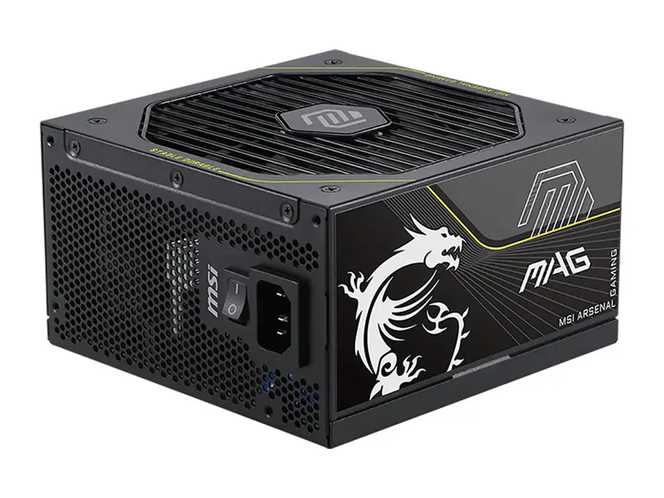Fuente de alimentación MSI MAG A1200PLS PCIE5, 1200W, 80 PLUS Platinum, Formato ATX. 1