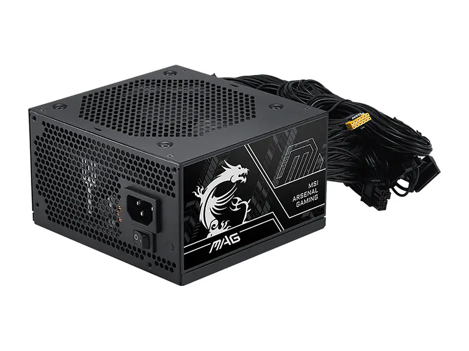 Fuente de alimentación MSI MAG A750BN PCIE5 III, 750W, 80 PLUS Bronze, Formato ATX. 4