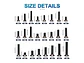Flat Screws Kit - 720PCS - Miniatura 2