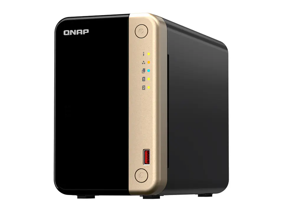 QNAP TS-264-8G-US - Servidor NAS TS-264-8G, Celeron N5095 4C / 2.9GHz, 8GB RAM, Bahias: 2 x 3.5