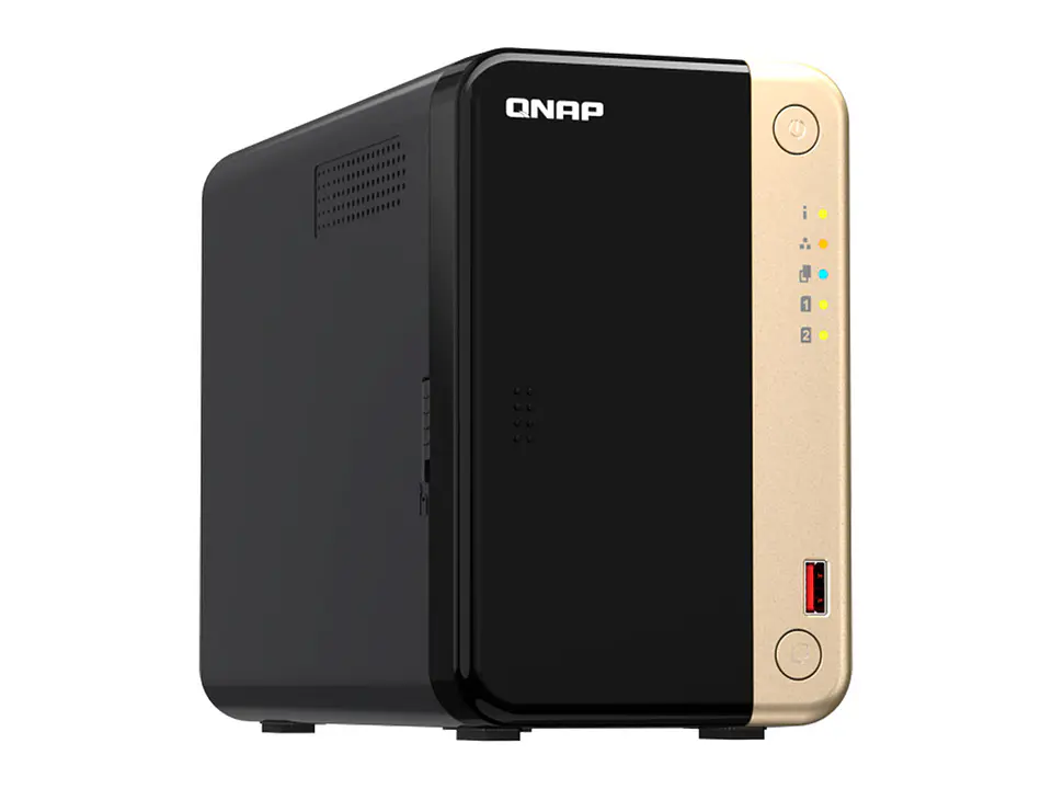 QNAP TS-264-8G-US - Servidor NAS TS-264-8G, Celeron N5095 4C / 2.9GHz, 8GB RAM, Bahias: 2 x 3.5
