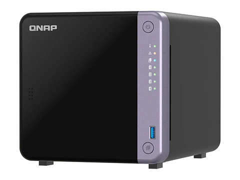 QNAP TS-432X-4G-US - Servidor NAS TS-432X-4G, Arm AL524 4C/2GHz, 4GB RAM Sodimm, Bahias: 4x3.5" SATA