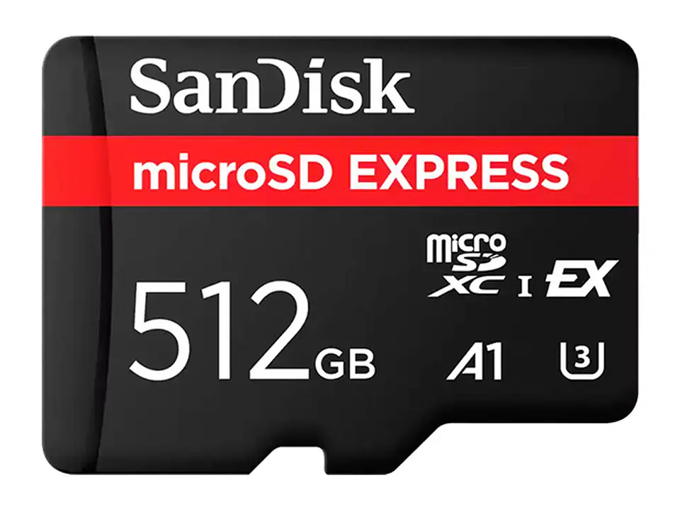 SanDisk SDSQXFN-512G-GN4NN - Memoria Flash microSD Express 512GB, Interfaz: PCIe Gen 3 1