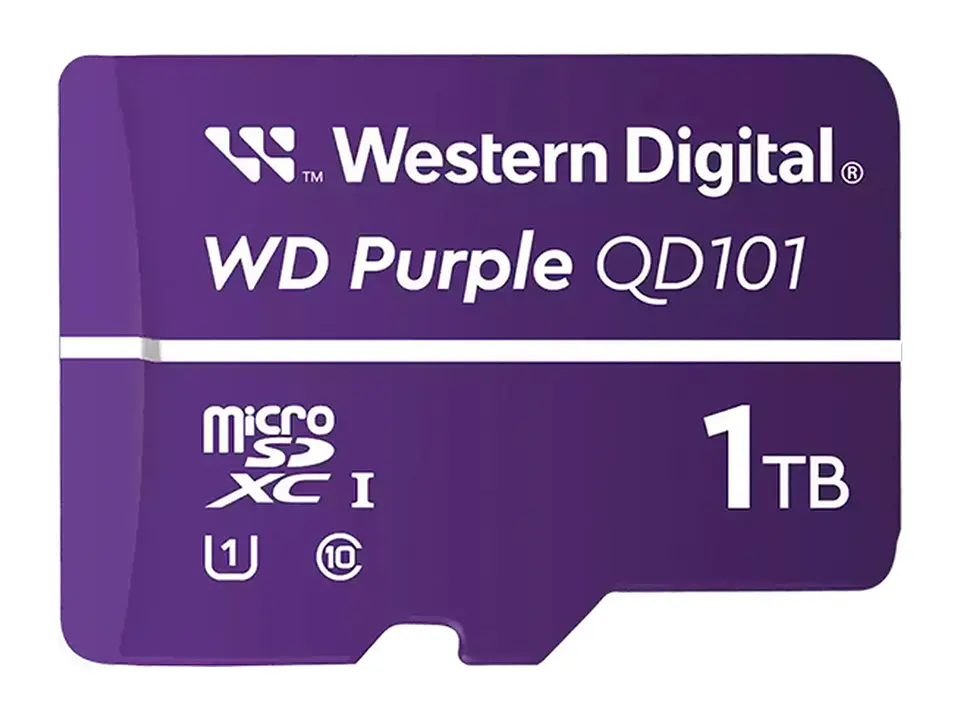 SanDisk WDD100T1P0C - Memoria Flash microSD WD Purple SC QD101, 1TB, Tipo: microSDXC, SDA 6.0 1
