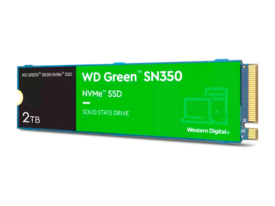 SanDisk WDS200T3G0C-00AZL0 - Unidad en estado solido Western Digital Green SN350 NVMe 2TB M.2 2280, PCIe Gen3 x4 1