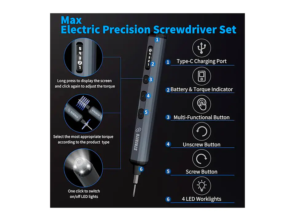 Mini Electric Screwdrv 70-IN-1 3