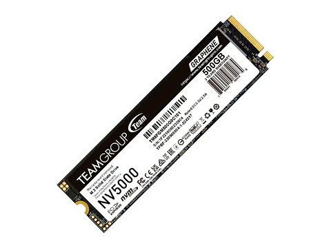 TEAMGROUP TM8FGM500G0C101 - Unidad en estado solido NV5000, 500GB M.2 PCIe SSD, 4,500 MB/s